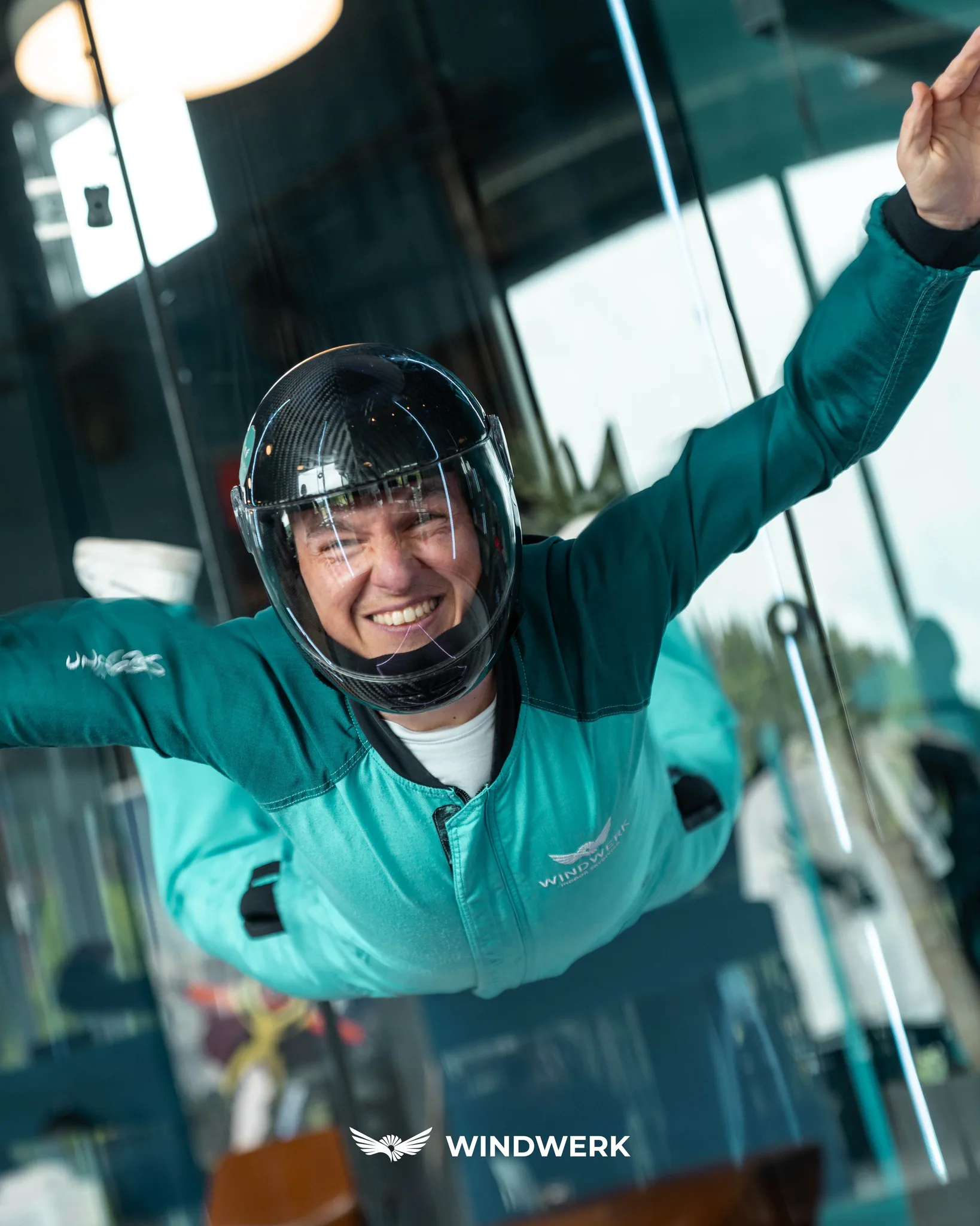 Indoor skydiving in the Windwerk Winterthur