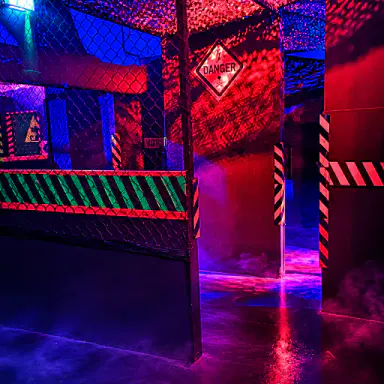 Arriving at Laserstar